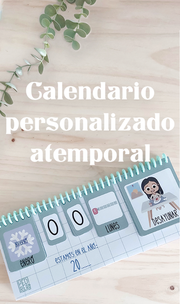 calendario personalizado atemporal con pictogramas